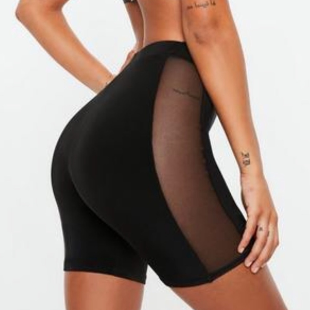 Sheer Sided Shorts